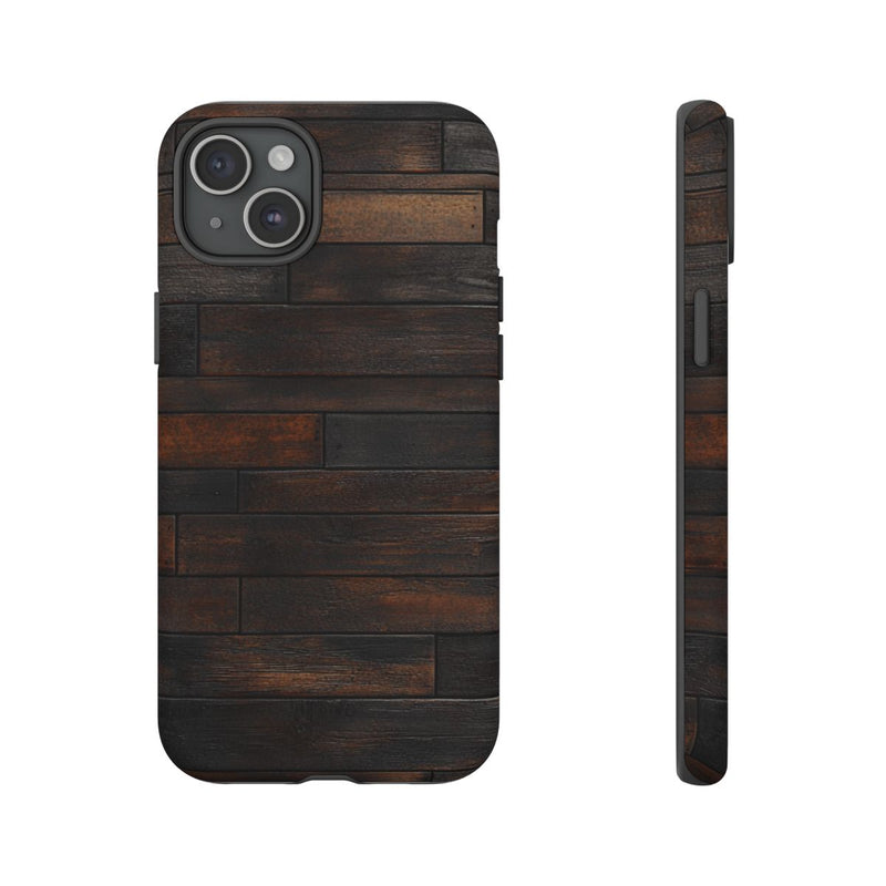 Donkerhouten Plankenstructuur