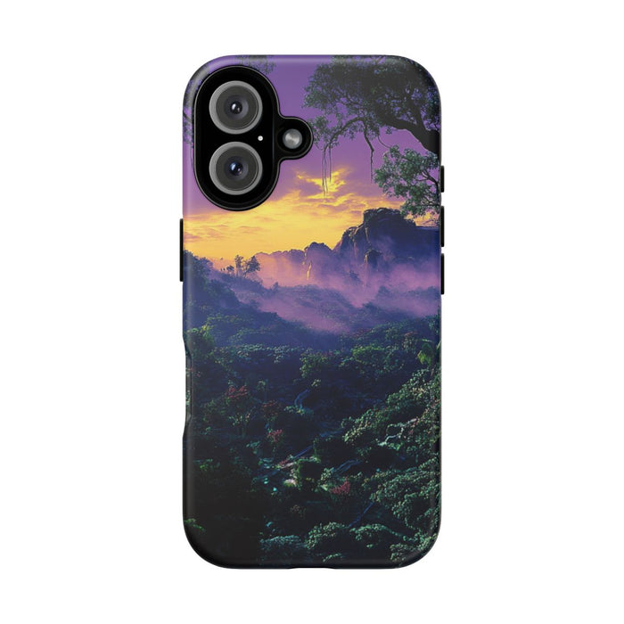 Sprookjesachtige Jungle Zonsondergang