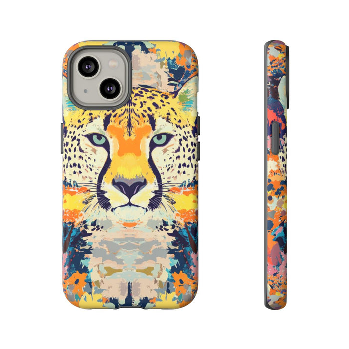 Abstracte Cheetah Gezichtspatroon