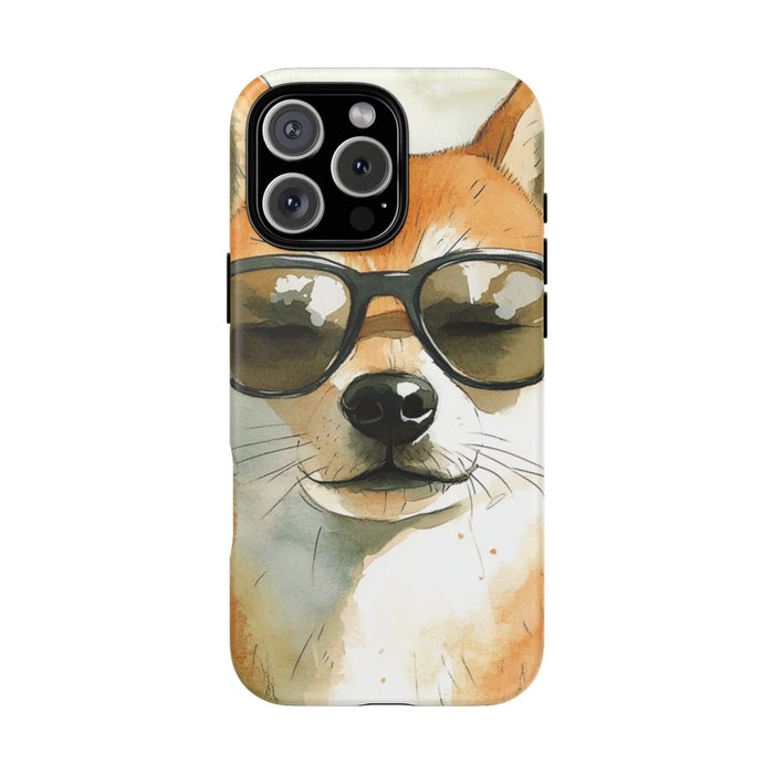 Stoere Shiba Inu met Zonnebril
