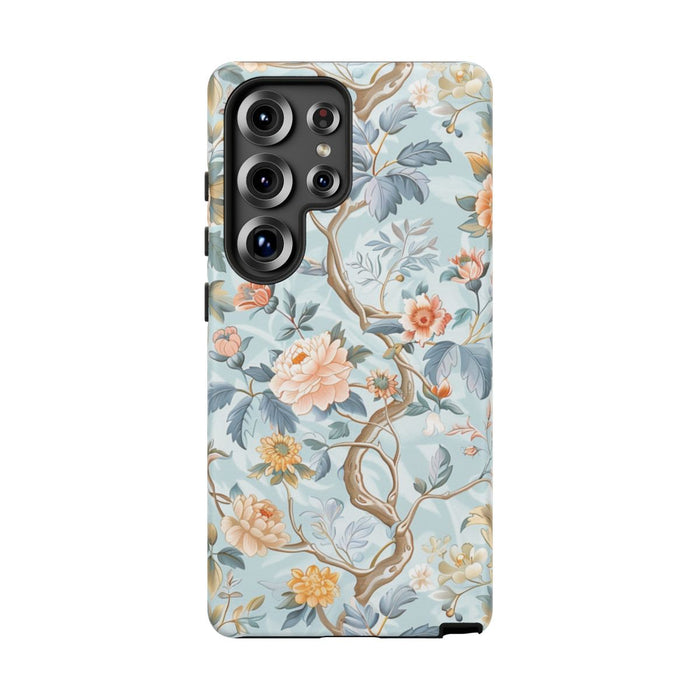 Pastel Chinoiserie Bloemenpatroon