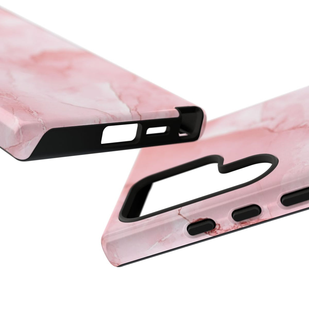 Roze Marmerstructuur met Glanzende Afwerking