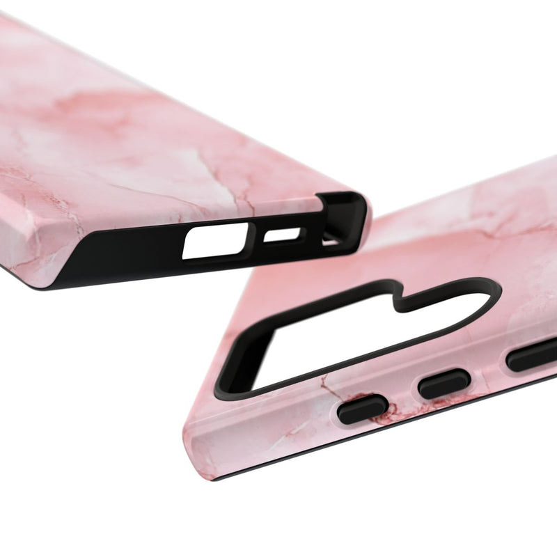 Roze Marmerstructuur met Glanzende Afwerking