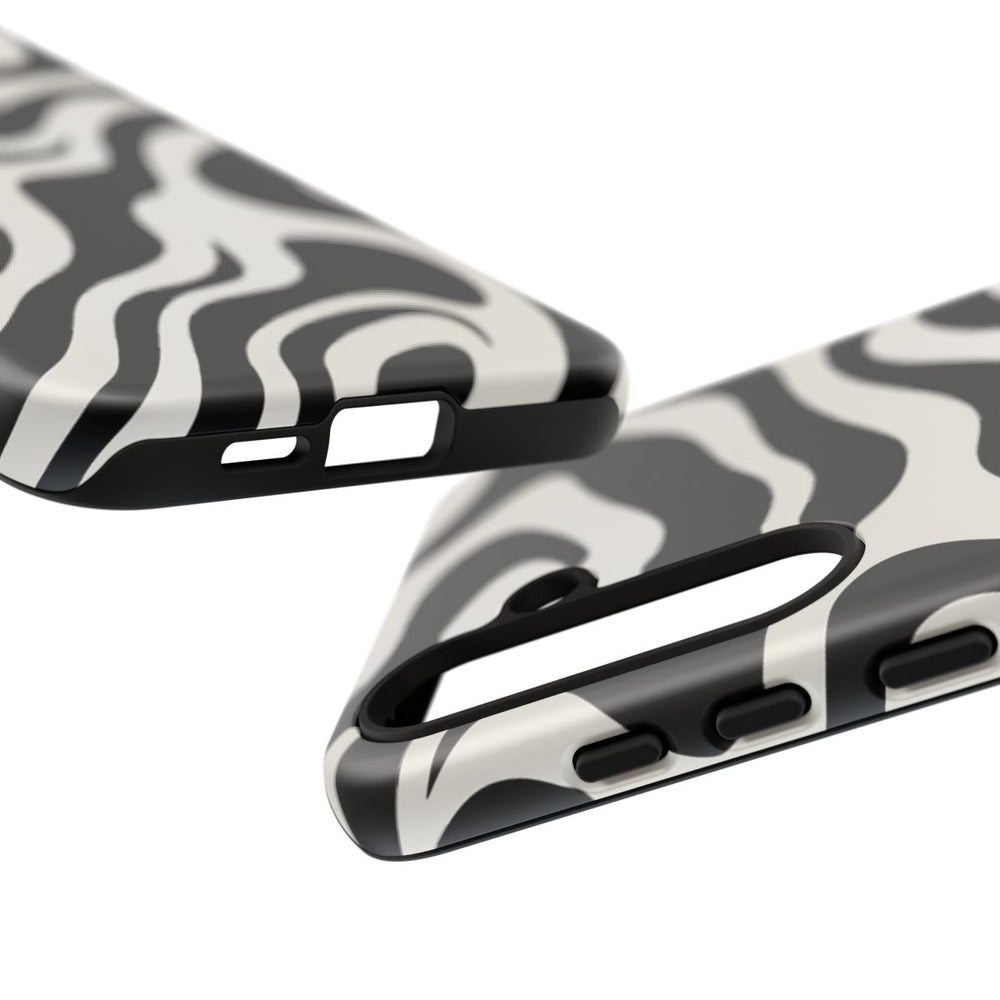 Zwart-Wit Abstract Zebra-Patroon