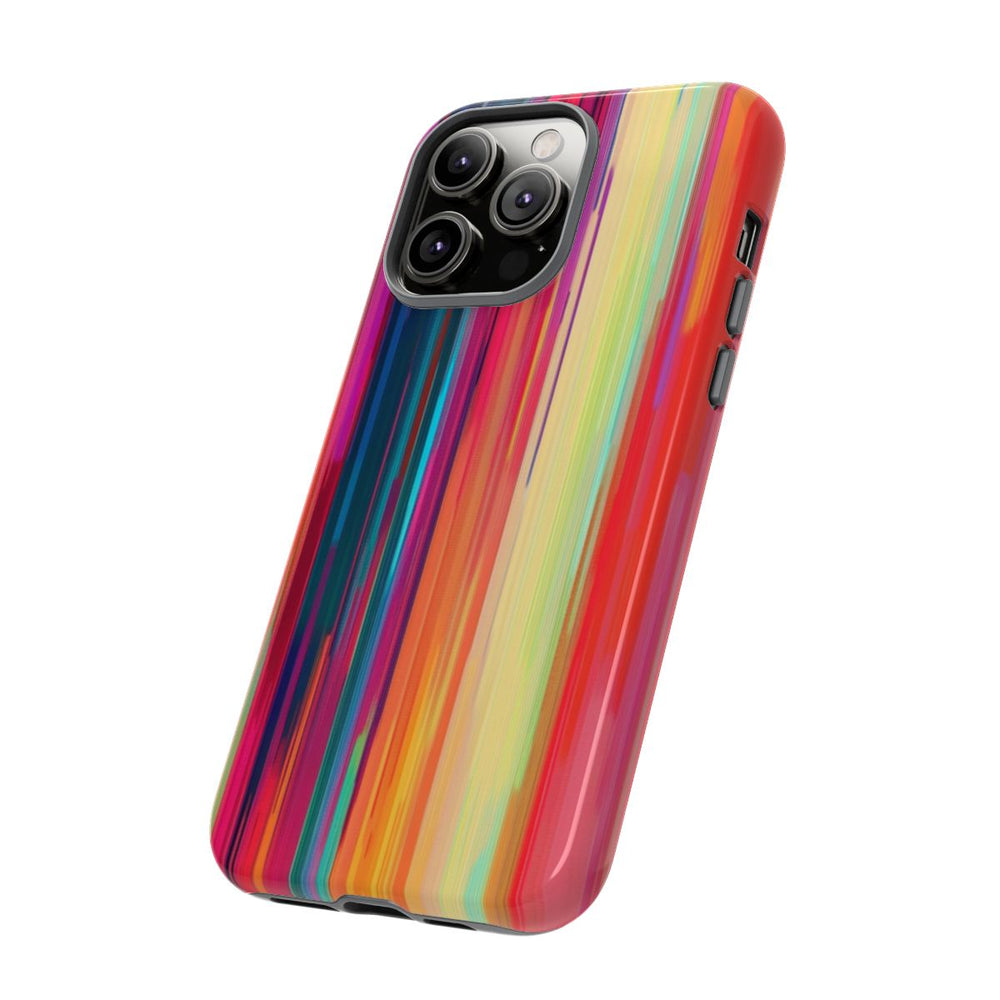 Levendige Verticale Kleurenstrepen Abstract