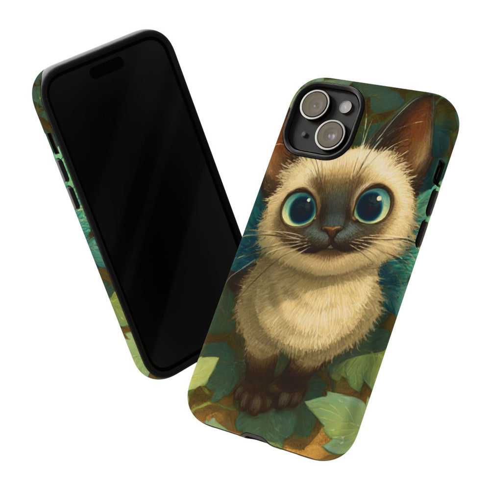 Vrolijk Fabelkatje met Blauwe Vleugels