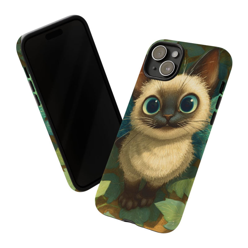 Vrolijk Fabelkatje met Blauwe Vleugels