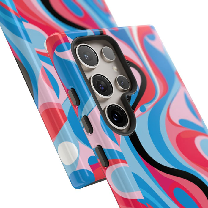 Abstract Kleurrijk Vloeiend Patroon