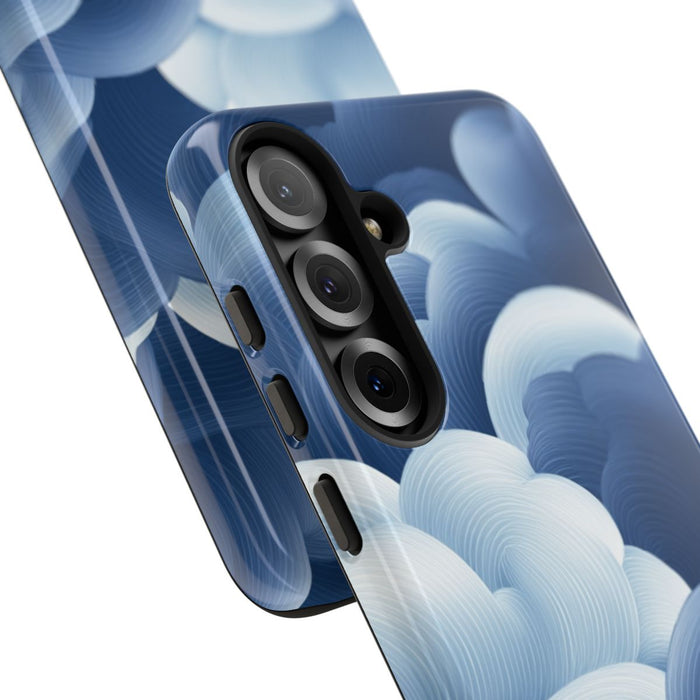 Blauw-Wit Wolkenpatroon