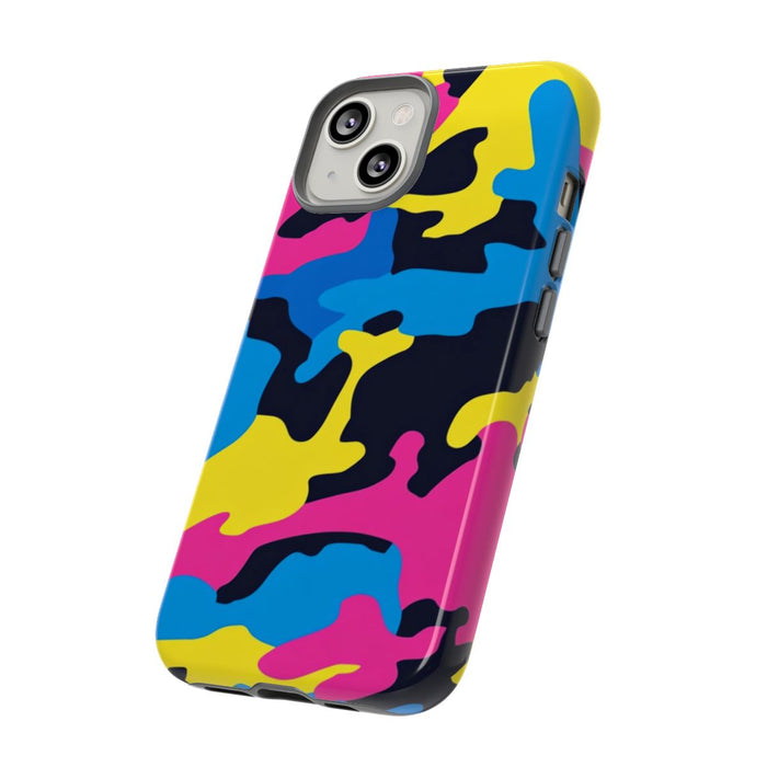Neon Kleurrijk Camouflagepatroon