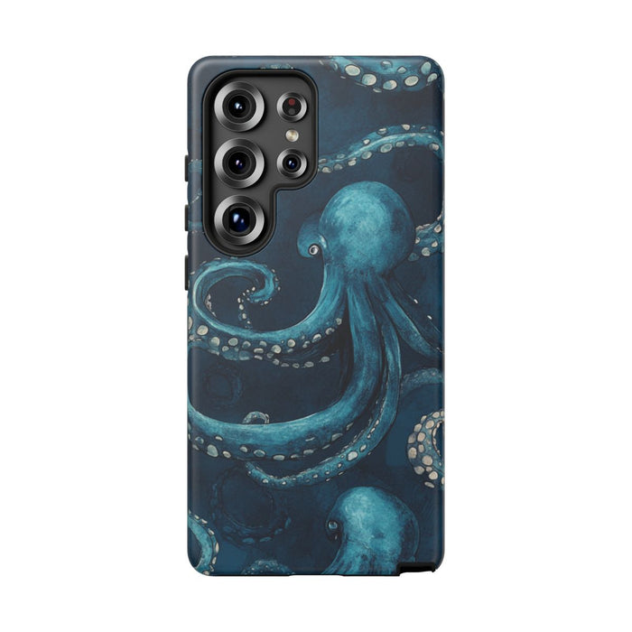 Blauw Octopus Tentakelpatroon
