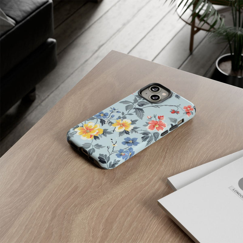 Vintage Bloemenpatroon in Pasteltinten
