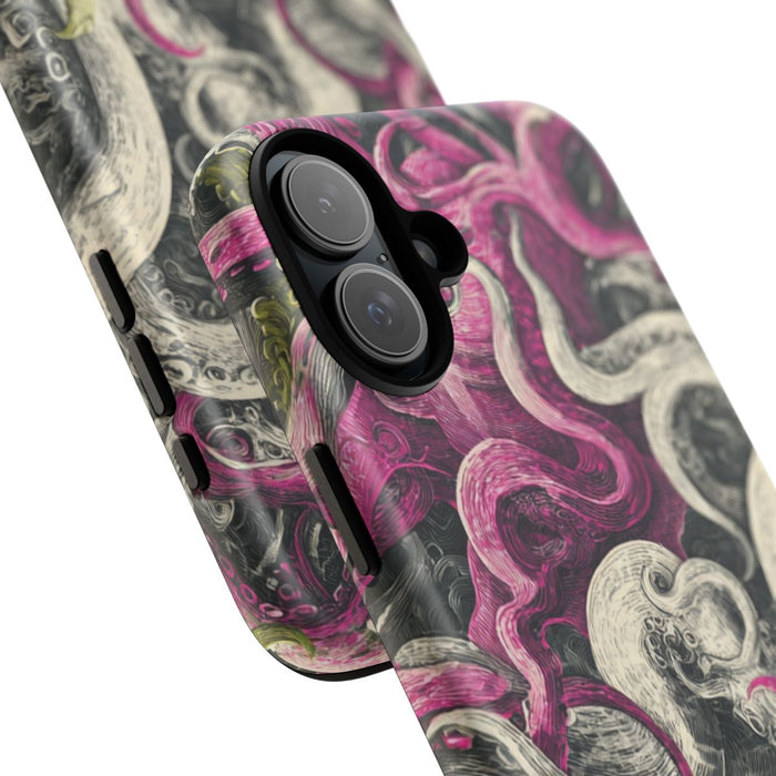 Gedetailleerd Tentakelpatroon met Wervelende Swirls