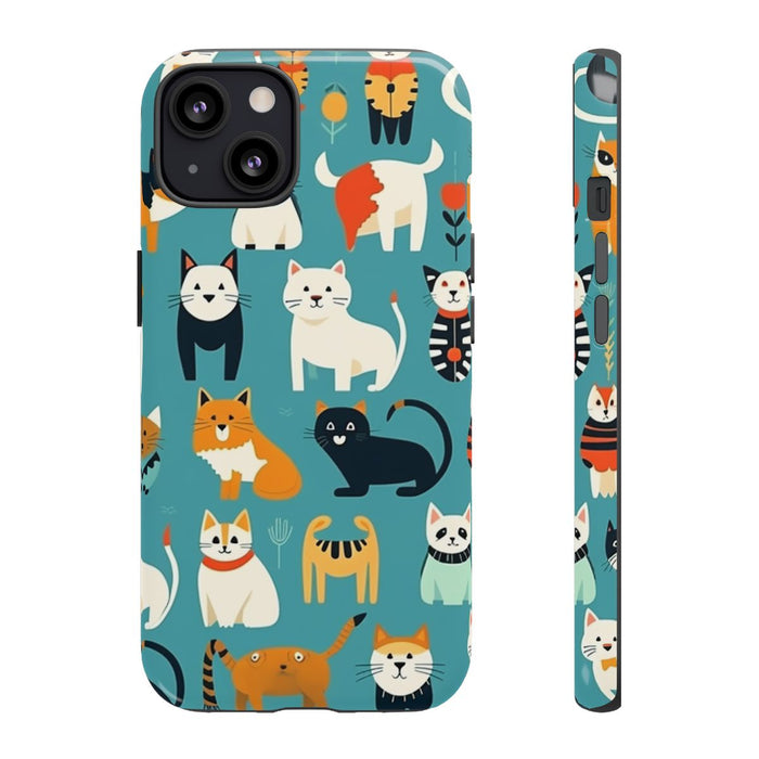 Vrolijk Kattenpatroon