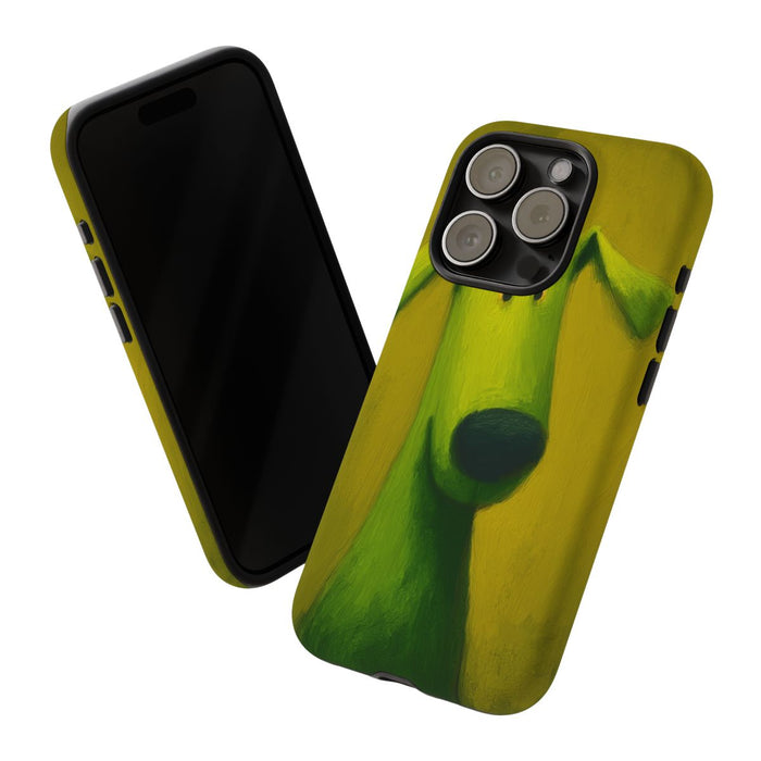 Groene Hond Mat Stevig Hoesje