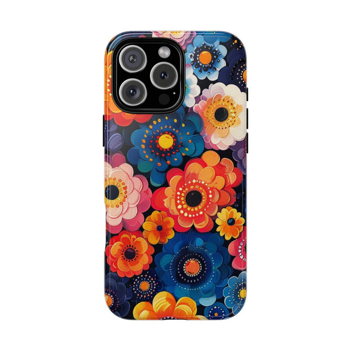 Levendig Abstract Bloemenpatroon