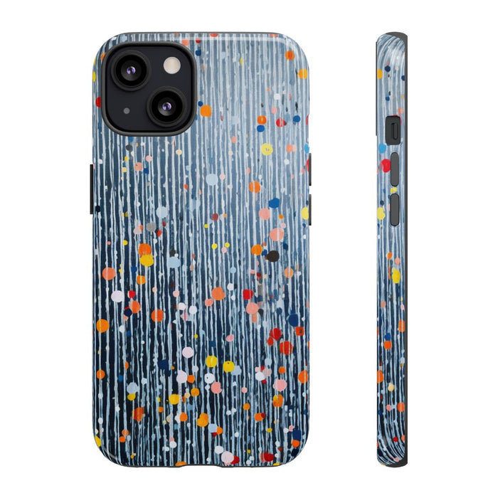 Kleurrijk Abstract Patroon met Dots en Lijnen