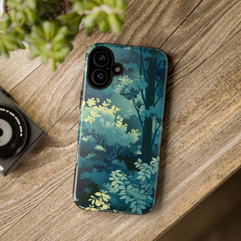 Gloeiende Bosbladeren in Laagjes