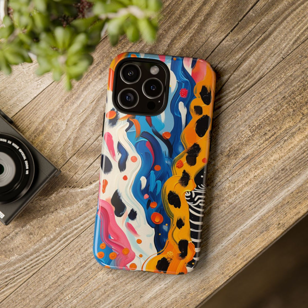 Abstract Kleurrijk Zebra Patroon