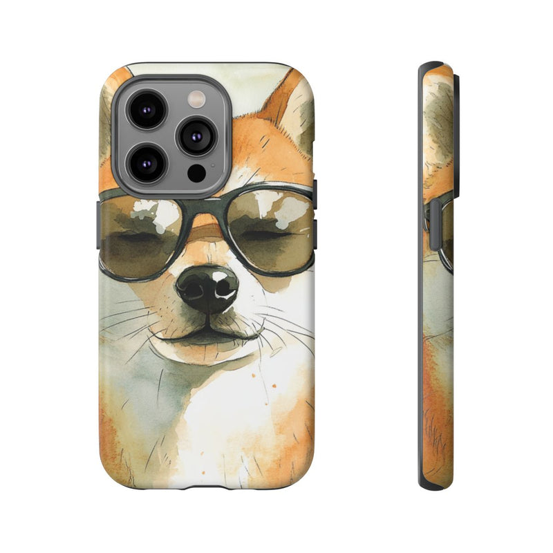 Stoere Shiba Inu met Zonnebril