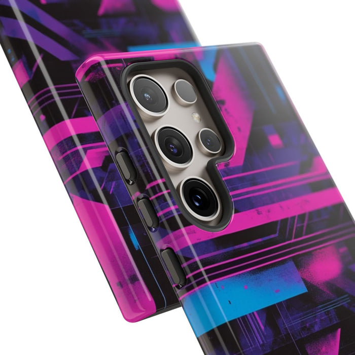 Neon Geometrisch Abstract Patroon