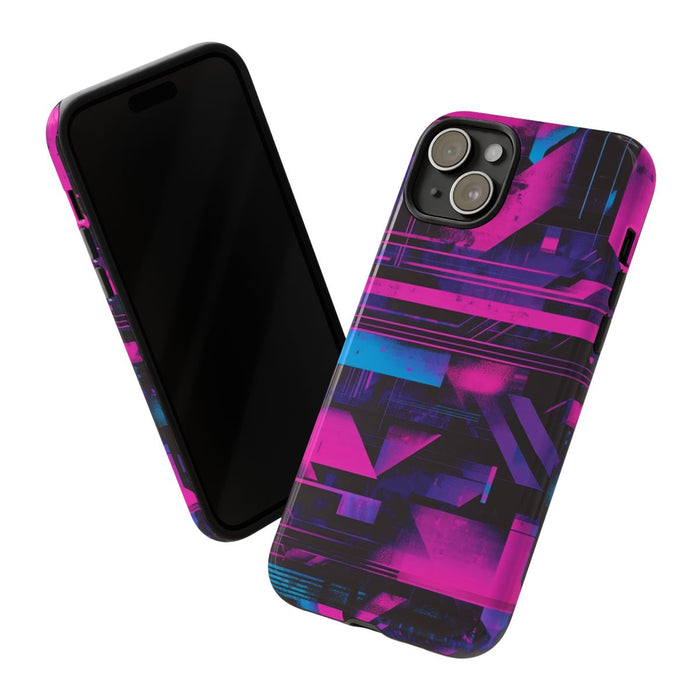 Neon Geometrisch Abstract Patroon