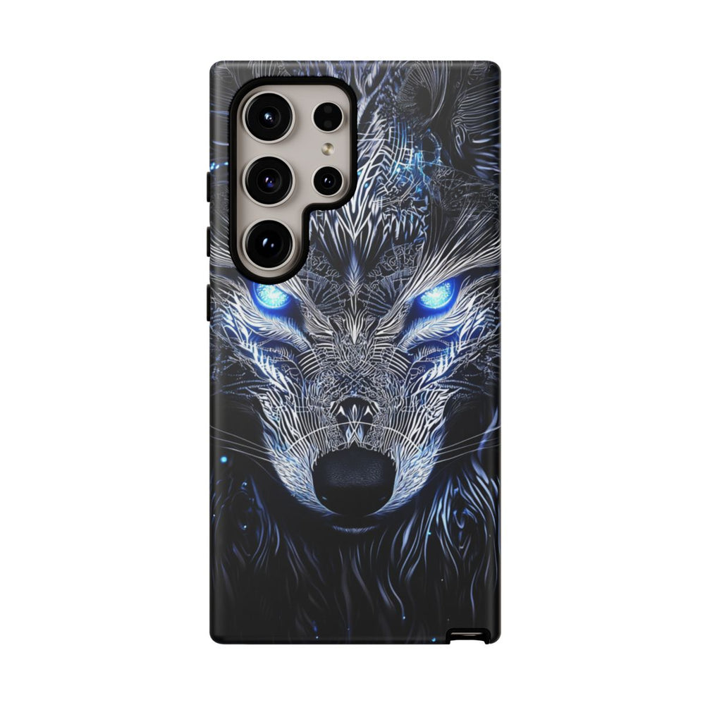 Majestueuze Wolf met Gloeiende Ogen