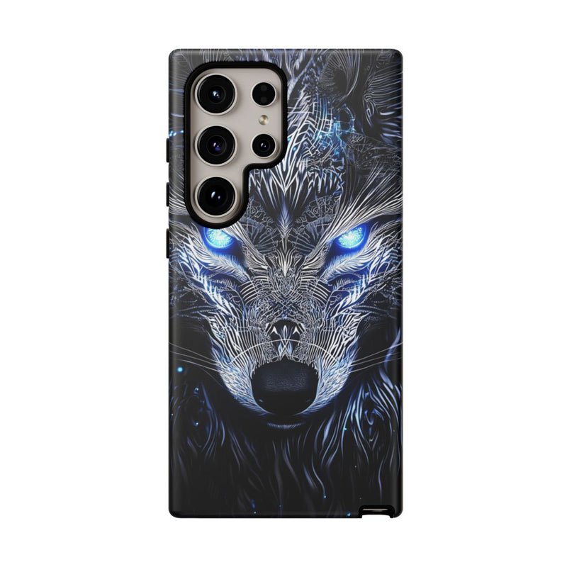Majestueuze Wolf met Gloeiende Ogen