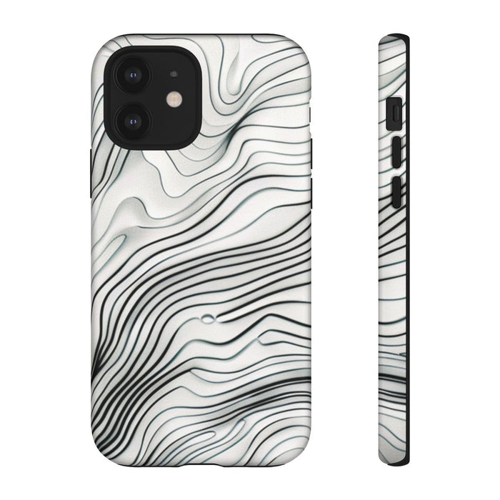 Minimalistische Topografische Lijnen