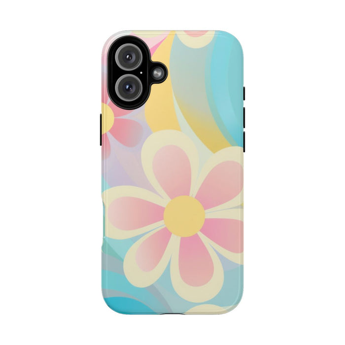 Pastel Groovy Bloemenpatroon