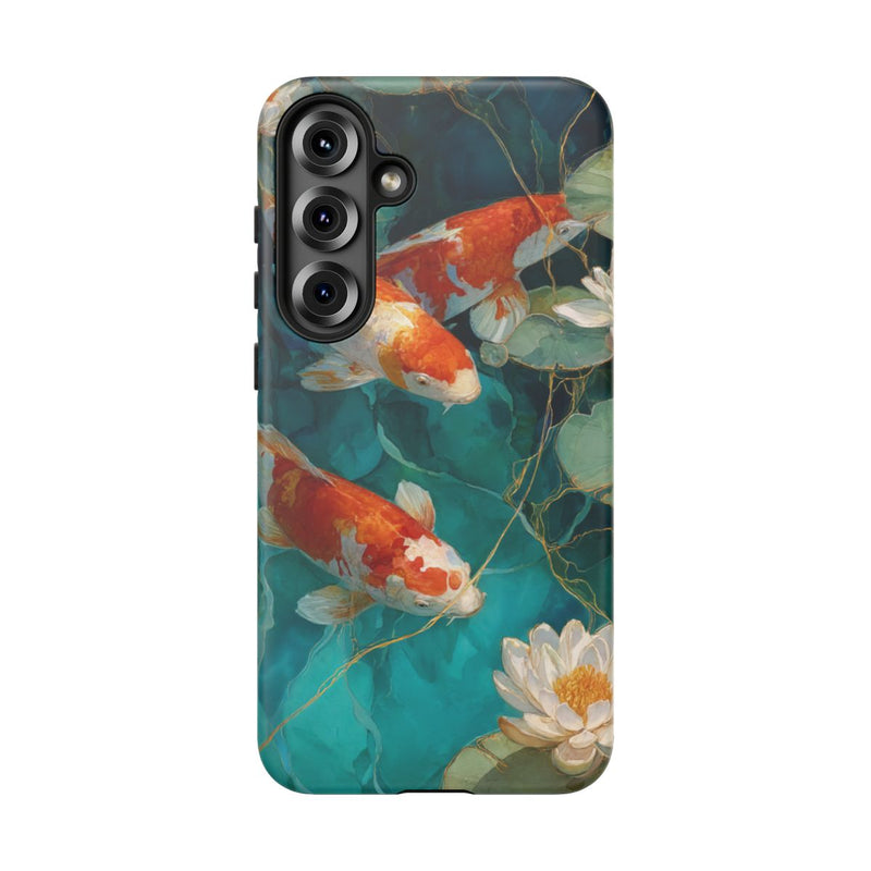 Kleurrijke Koi's en Waterlelies
