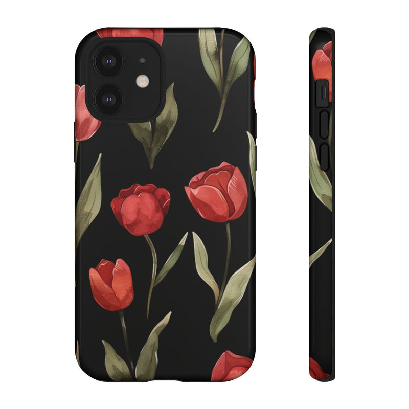 Rode Tulp Bloemenpatroon