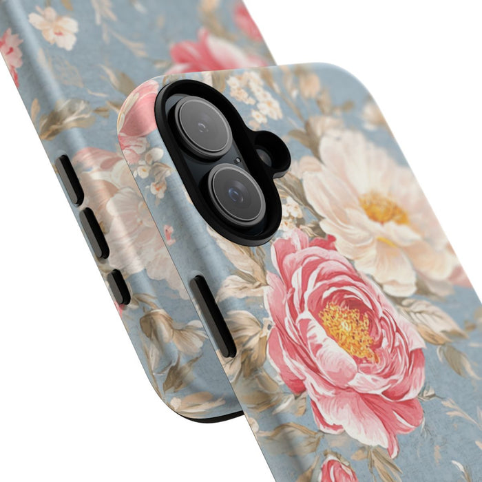 Romantisch Roze-Wit Bloemenpatroon
