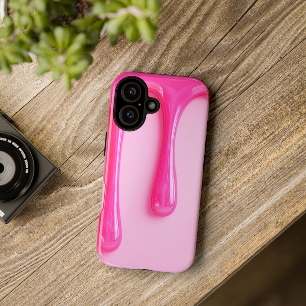 Glanzend Roze Druipend Vloeistofontwerp