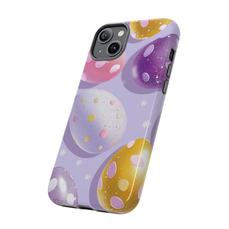 Glanzende Paaseieren met Stippenpatroon