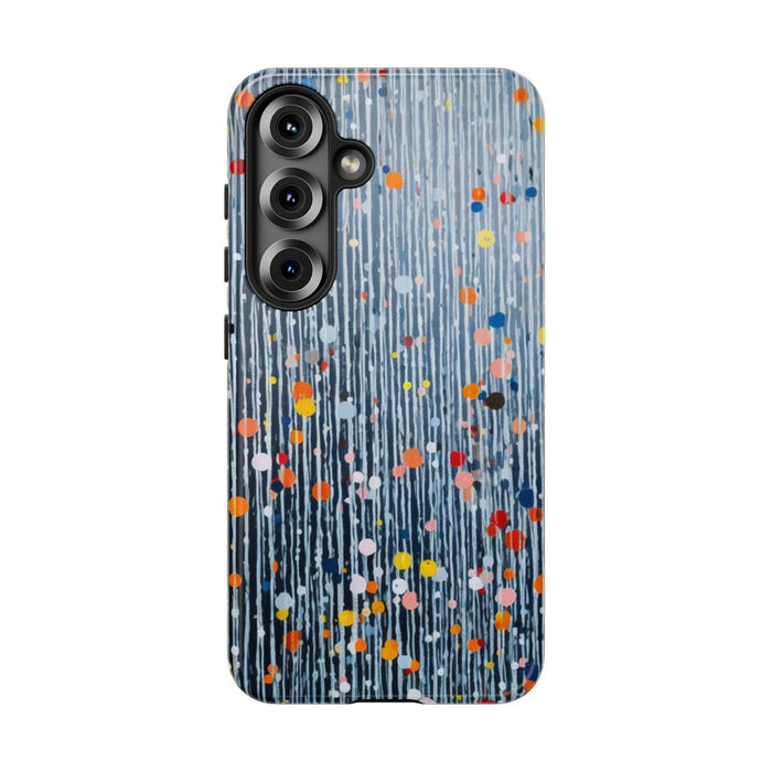 Kleurrijk Abstract Patroon met Dots en Lijnen