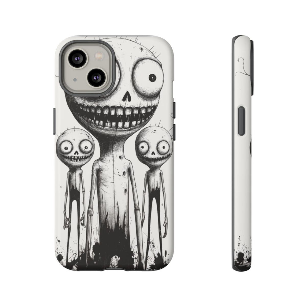 Slijmerig Monstertrio Lijntekening