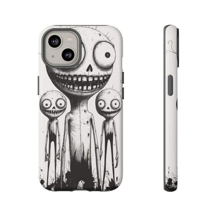 Slijmerig Monstertrio Lijntekening