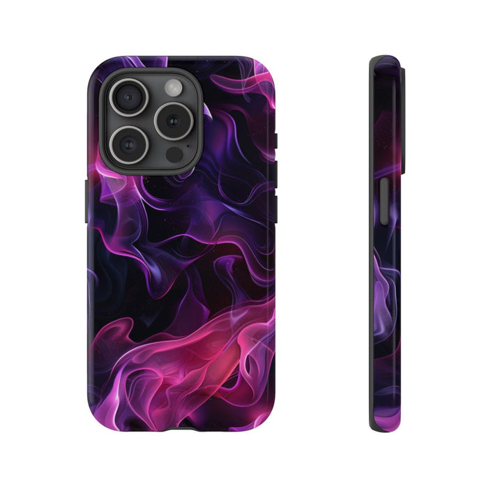 Violette en Roze Abstracte Vlammen