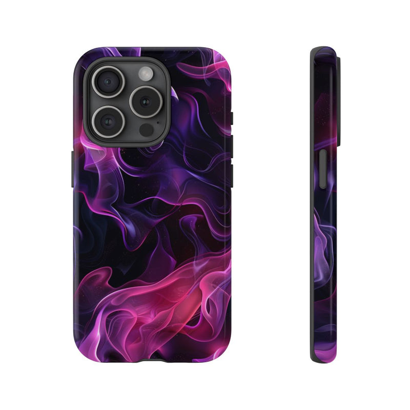 Violette en Roze Abstracte Vlammen