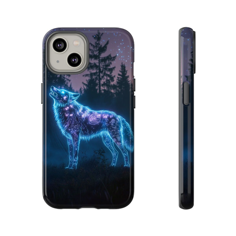 Gloeiende Wolf met Oeroude Symbolen