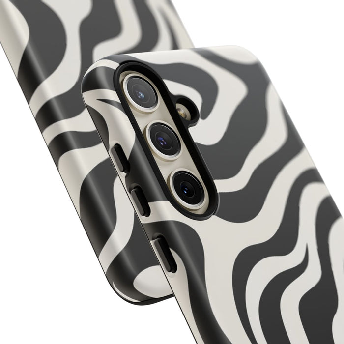 Zwart-Wit Abstract Zebra-Patroon