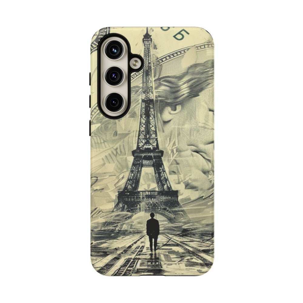 Eiffeltoren op Dollarbiljet Illustratie