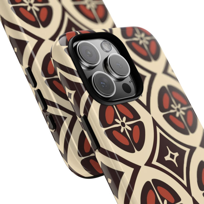 Geometrisch Bruin-Beige Patroon