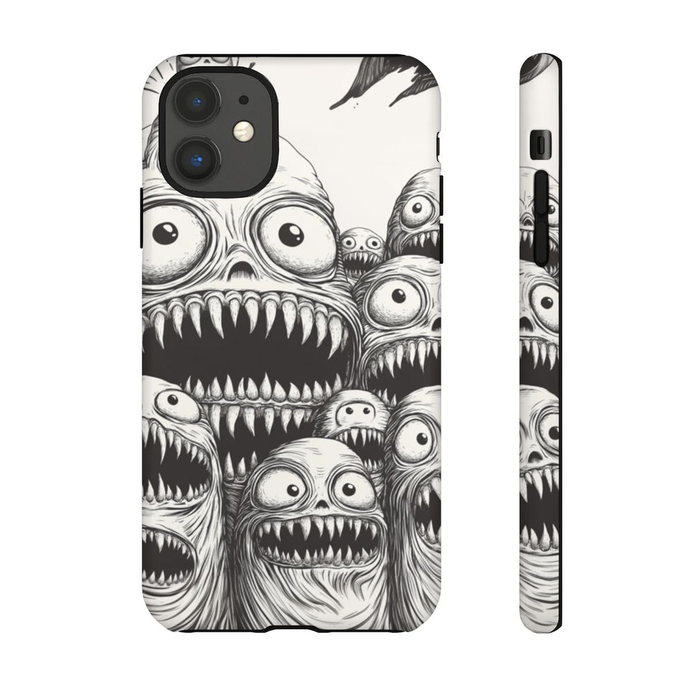 Slijmerige Monsterkoppen Lijntekening