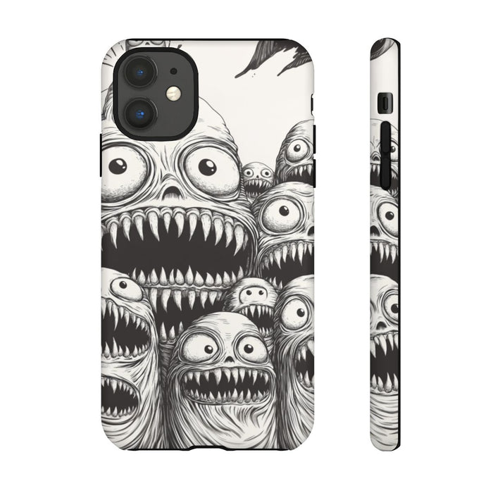 Slijmerige Monsterkoppen Lijntekening