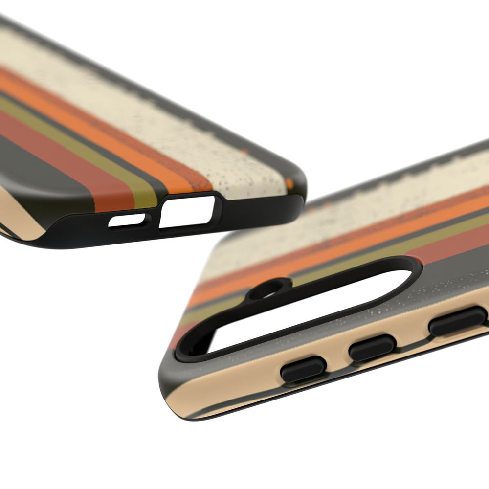Retro Verticale Strepen en Stippenpatroon