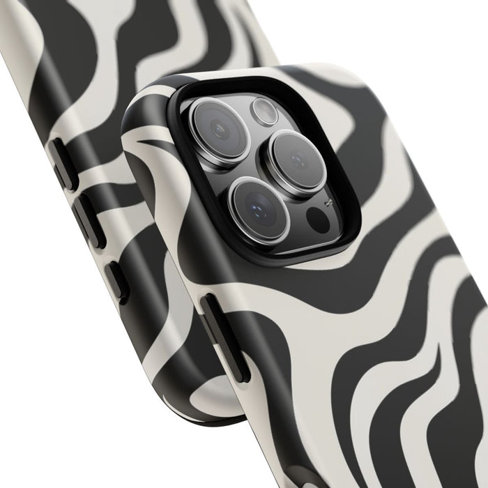 Zwart-Wit Abstract Zebra-Patroon