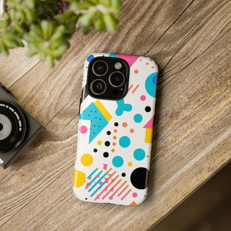 Kleurrijk Memphis Stijl Geometrisch Patroon