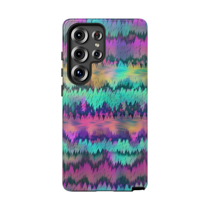 Kleurrijk Glitch Patroon Abstract Design